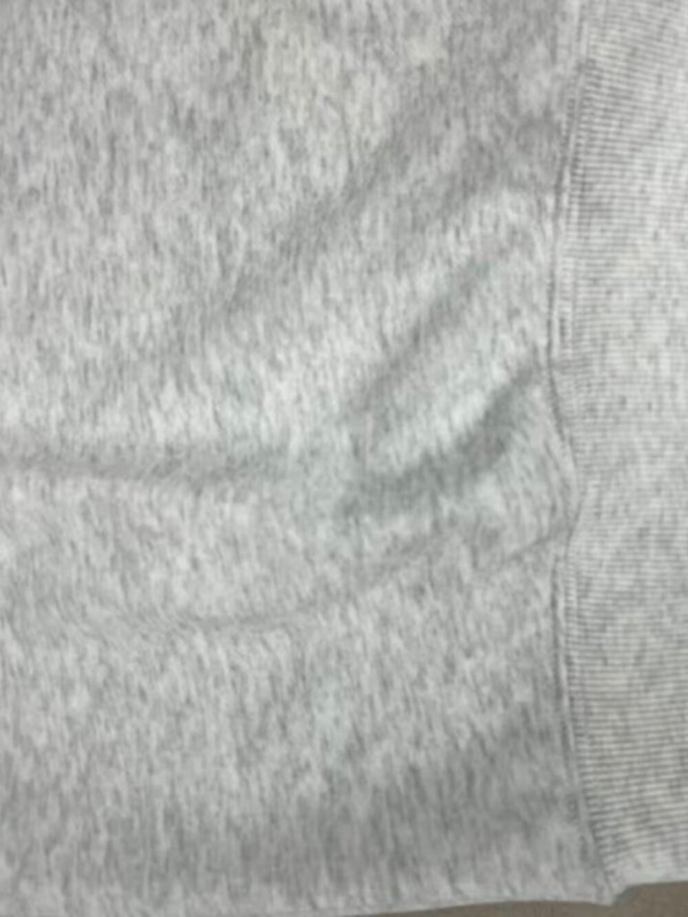 PARKE Mock Neck Sweatshirt Heather Gray Embroidered Flag Logo - Picture 7 of 8